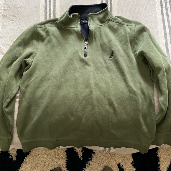 Green Náutica Quarterzip Sweatshirt - Picture 2 of 4